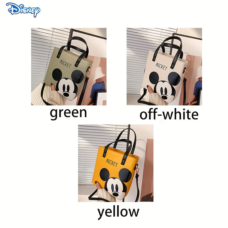 Disney Mickey Cartoon Printed Mini Square Bag, Shoulder Crossbody Bag For Women, Gift For Fans