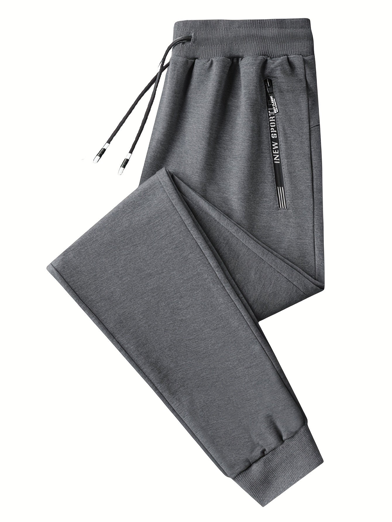 2pcs Women's Athletic Joggers - All-Season, Stretchy Polyester Blend, Drawstring Waist with Pockets, Casual Running & Sweatpants