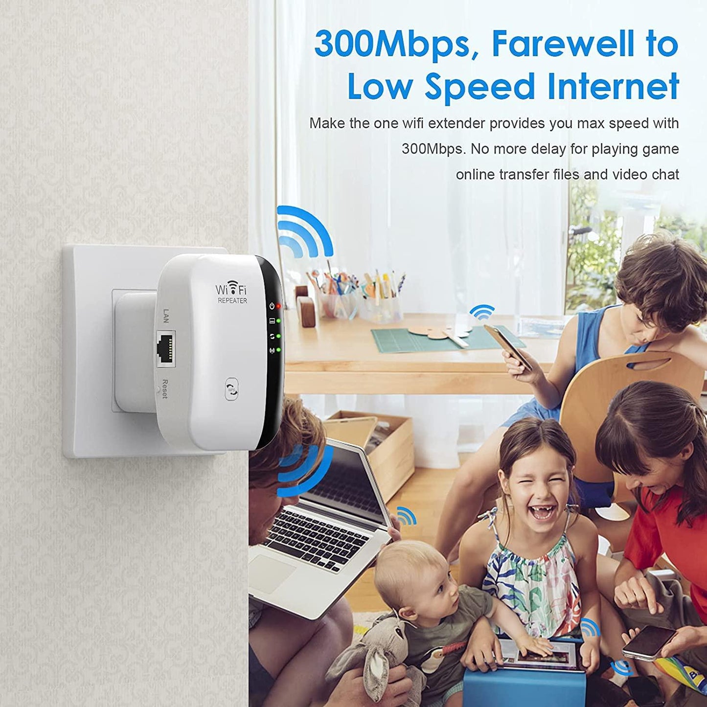 Boost Your WiFi Signal Up To 300Mbps - Long Range Wireless Repeater Access Point