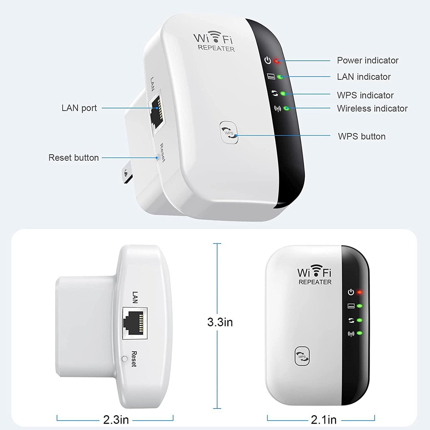 Boost Your WiFi Signal Up To 300Mbps - Long Range Wireless Repeater Access Point