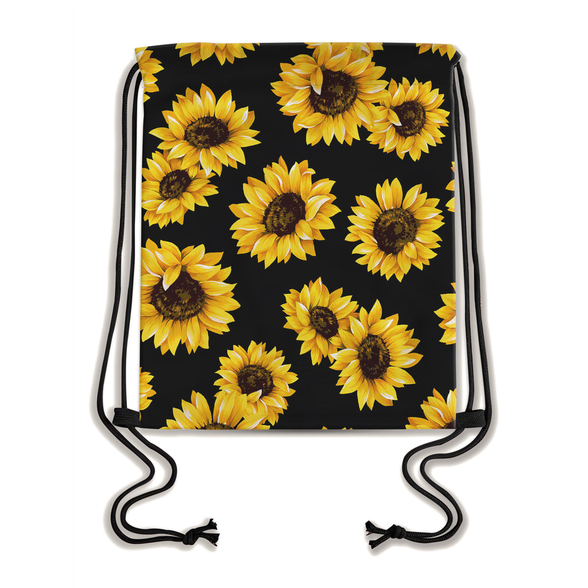 Sunflower Drawstring Backpack - Stylish Unisex Bag for Everyday Use