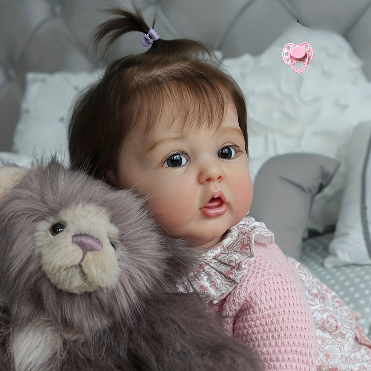 Sleeping 20inch Soft Silicone Baby Reborn Doll Girl 50cm Handmade Newborn Doll For Children's Day Birthday Gift Alive Toy Easter Gift