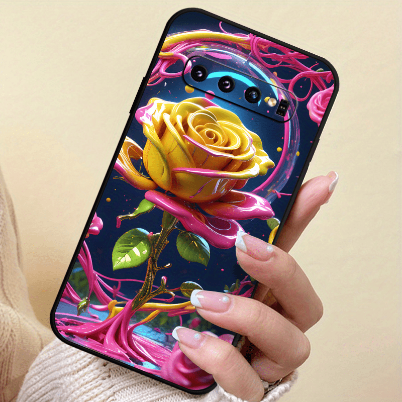 Bubble Rose TPU Soft Matte Case for Samsung S10 S20 S21 S22 S23 S24 Note 10 20 FE Lite + Ultra A35 A55 A05 A05S A73 A72 A71 A53 A52S A51 A50S A42 A33 A32 A31 A30S A23 A21S A20S A13 A12 A11 A10S A03S A02S A01 A14 A34 A24 A54 A