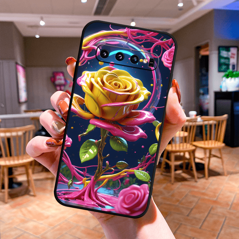 Bubble Rose TPU Soft Matte Case for Samsung S10 S20 S21 S22 S23 S24 Note 10 20 FE Lite + Ultra A35 A55 A05 A05S A73 A72 A71 A53 A52S A51 A50S A42 A33 A32 A31 A30S A23 A21S A20S A13 A12 A11 A10S A03S A02S A01 A14 A34 A24 A54 A