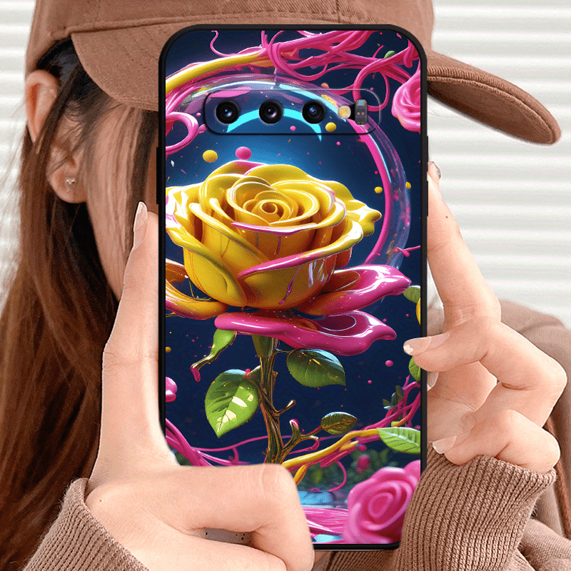 Bubble Rose TPU Soft Matte Case for Samsung S10 S20 S21 S22 S23 S24 Note 10 20 FE Lite + Ultra A35 A55 A05 A05S A73 A72 A71 A53 A52S A51 A50S A42 A33 A32 A31 A30S A23 A21S A20S A13 A12 A11 A10S A03S A02S A01 A14 A34 A24 A54 A