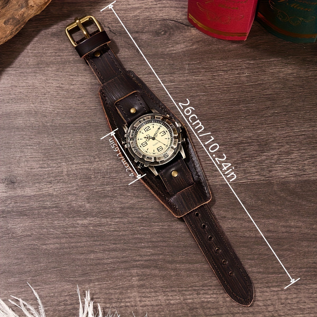 Retro Watch Bracelet, Versatile and Fashionable for Men and Women, Hip-hop Bracelet Watch Gift