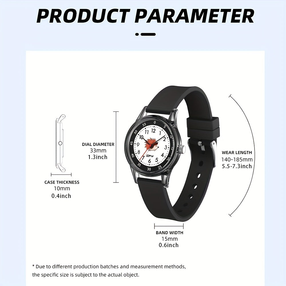 TPW Cute & Comfortable Silicone Band Quartz Watch for Women - Fashionable, Shock-Resistant with Japanese Movement