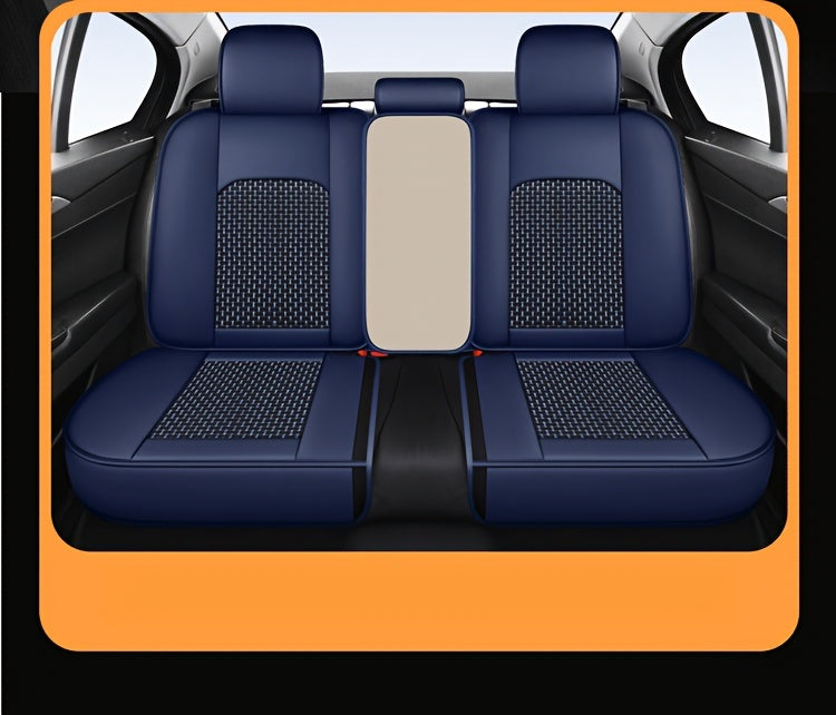 5 Seat Car Cushion Four Seasons Universal Seat Cover, Fully Surrounded By High-grade Ice Silk Seat Cushion, Special Breathable Seat Cover