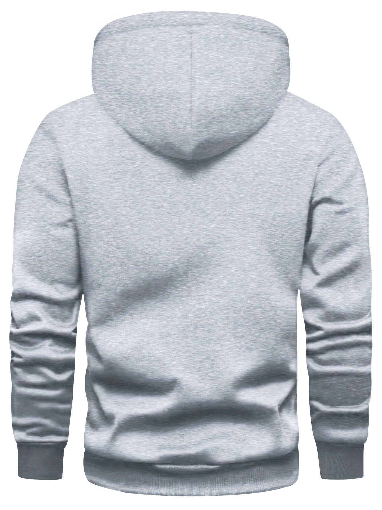 4 Pcs Men's Solid Hoodie With Kangaroo Pocket, Casual Long Sleeve Hooded Sweatshirt For Outdoor