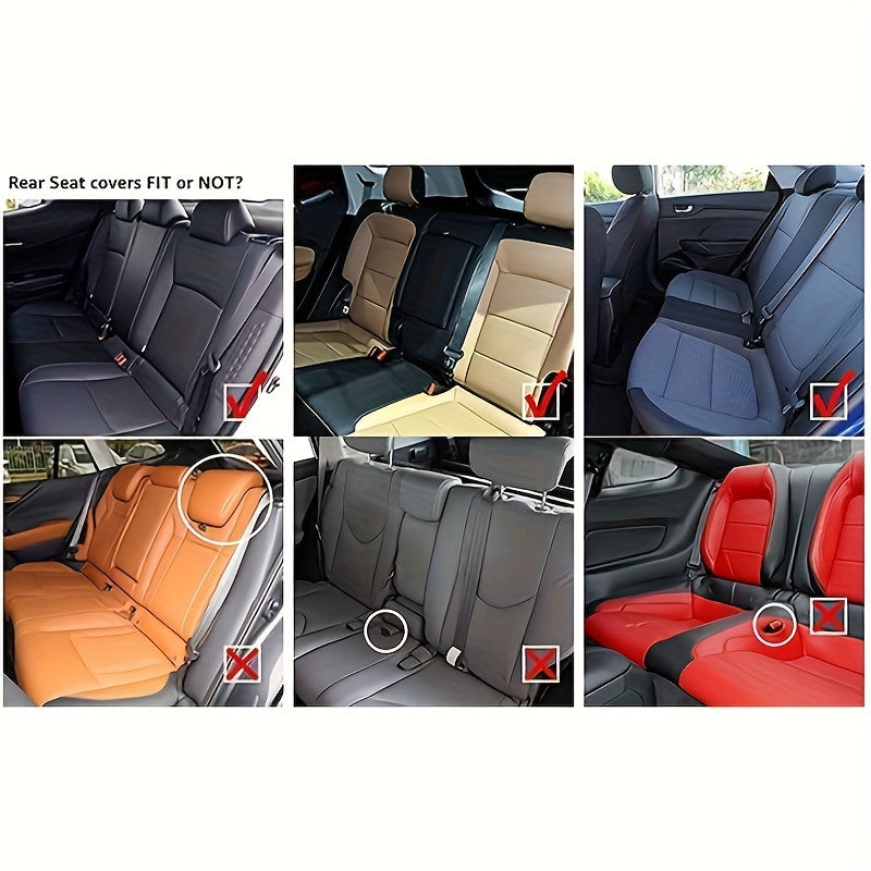 5 Seat/Set Car Seat Cover, Waterproof Car Seat Protector, Car Seat Cushion, Full Climate Car Seat Cover, Car Seat Cover Seat Fits Most Cars