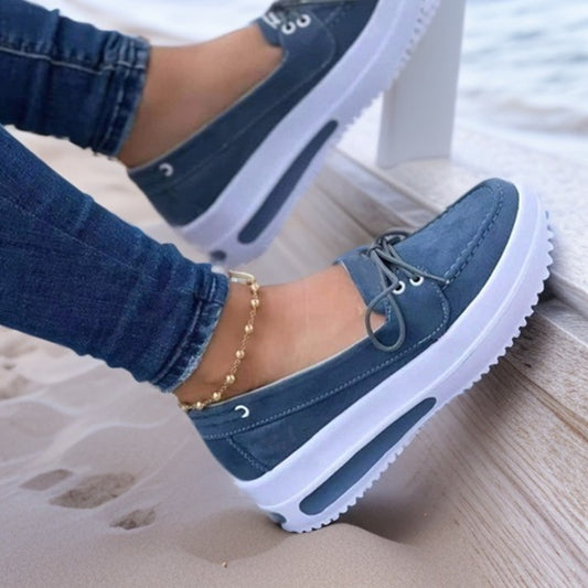 Women'S Wide Loafers Shoes Suede Moccasins Wide Platform Shoes Moccasin Penny Loafers Slip On Work Shoes Casual Shoes Ladies Comfort Walking Shoes