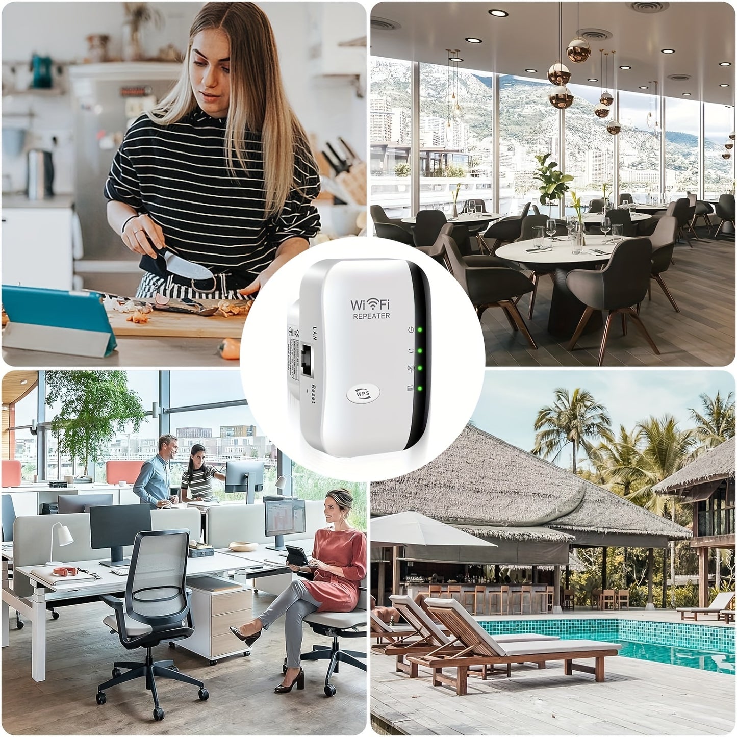 Boost Your WiFi Signal Up To 300Mbps - Long Range Wireless Repeater Access Point