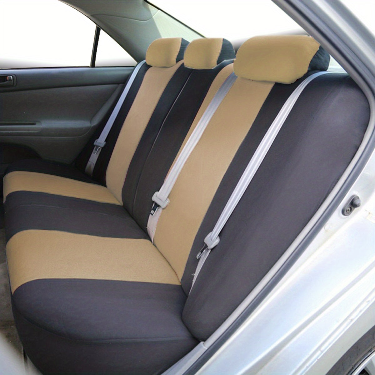 Stylish 5-Seat Comfort-Fit Car Seat Covers - Durable, Easy-to-Clean Polyester Protection for Vehicles