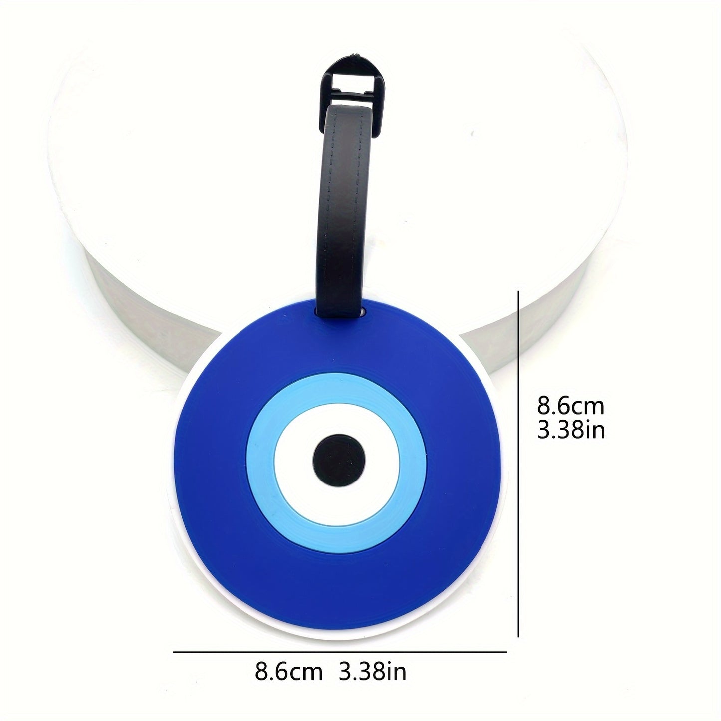 Concentric Design Luggage Tag, Identifier And Name Tag For Travel Suitcases And Bags