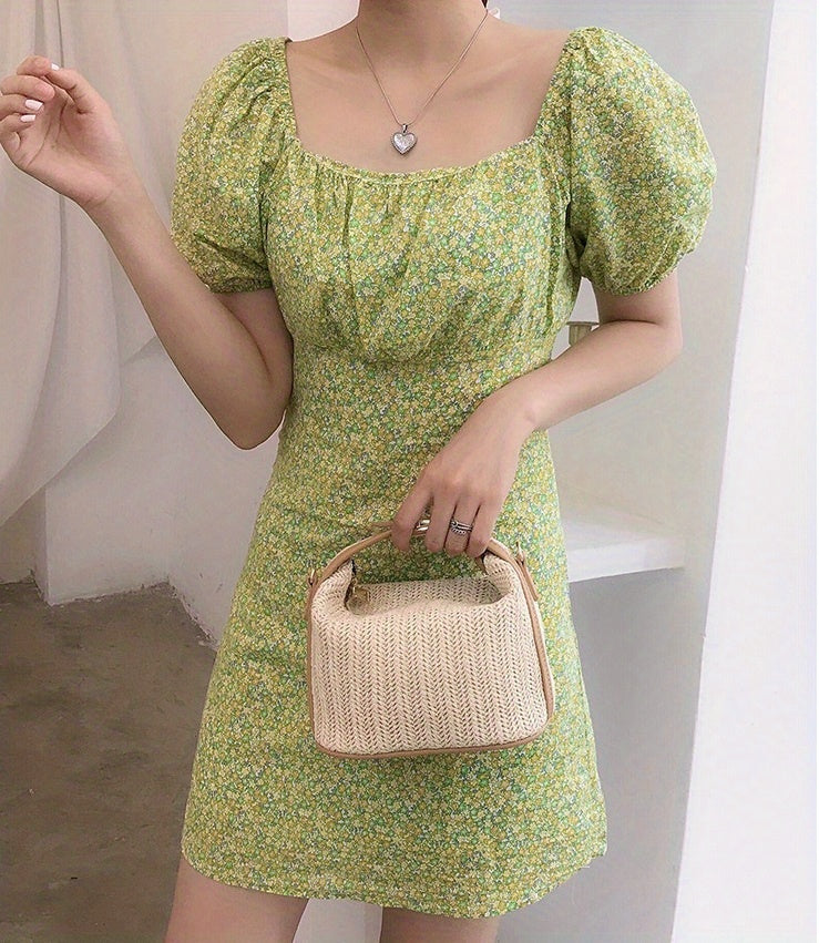 Mini Straw Woven Handbags, Fashion Braided Crossbody Bag, Portable Travel Beach Bag For Holiday