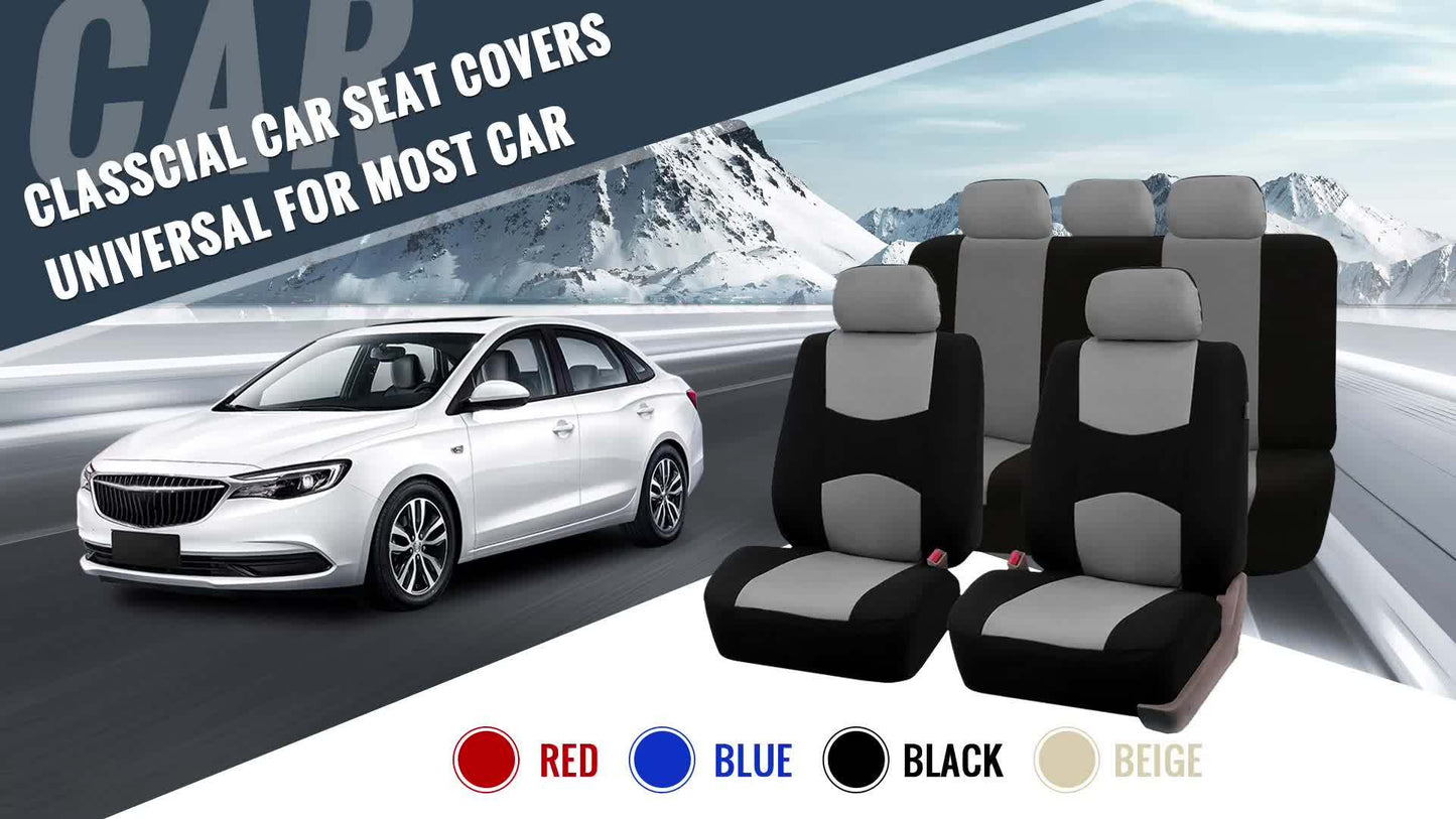 Full Set Car Seat Covers Universal Fit Car Seat Protectors