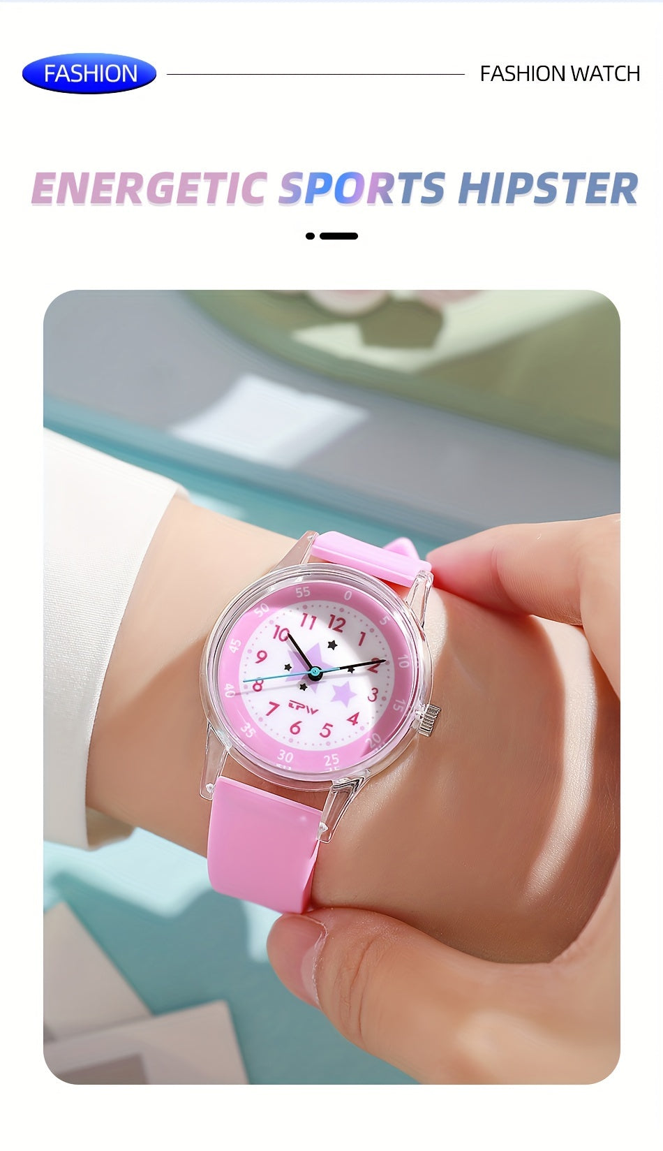 TPW Cute & Comfortable Silicone Band Quartz Watch for Women - Fashionable, Shock-Resistant with Japanese Movement