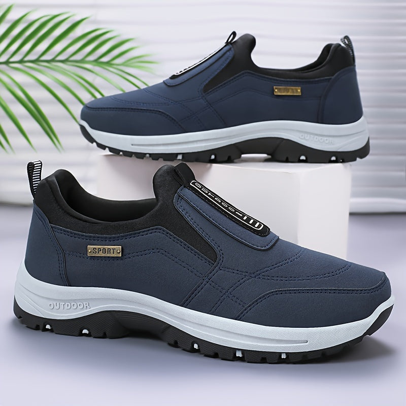 Men's Non Slip Soft Sole Sneakers | Outdoor Walking Camping Comfy