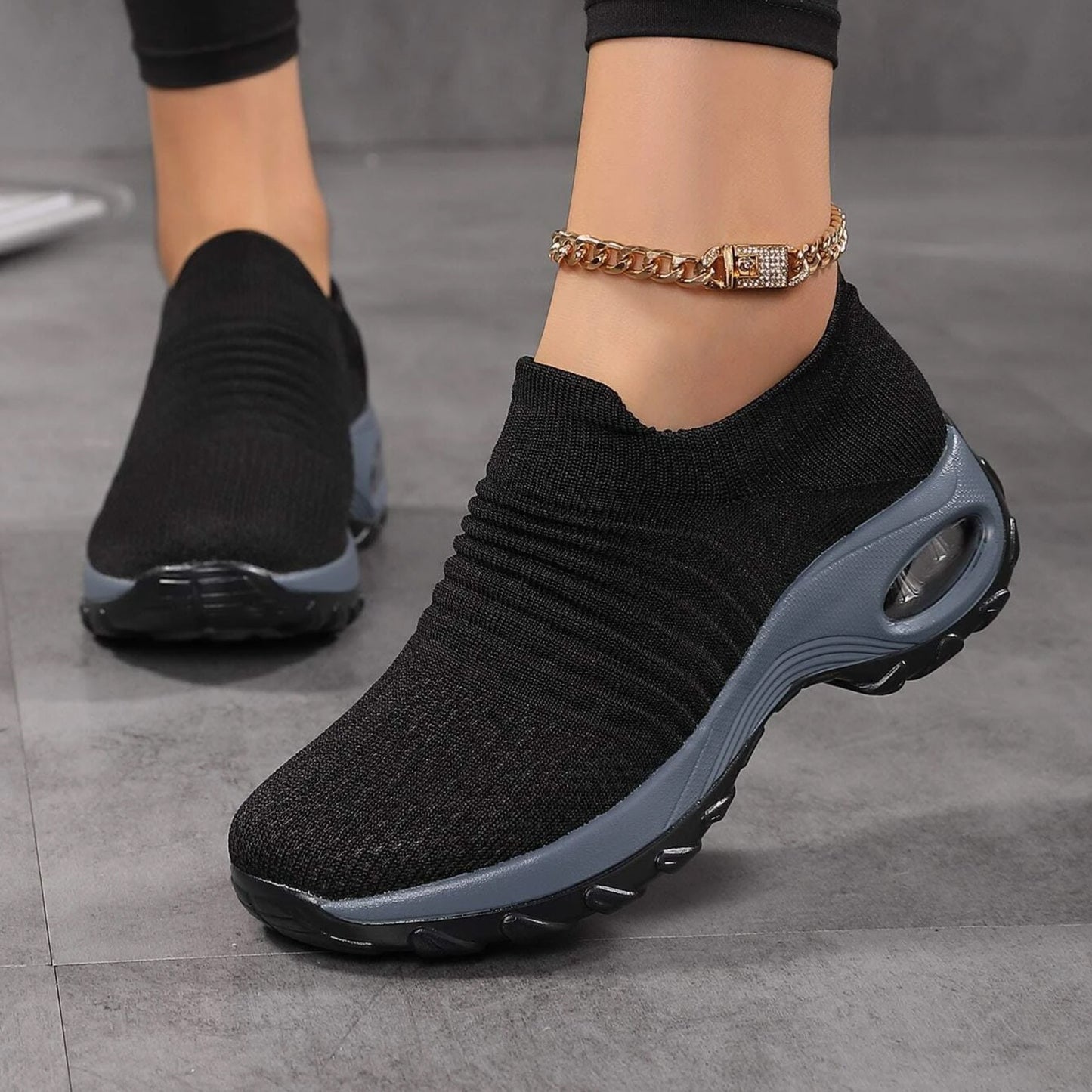 Thick Bottom Sneakers For Women - Breathable, Fashionable, And Comfortable Casual Shoes With Hundred Air Holes For Ventilation - Perfect For Daily Walking And Outdoor Activities