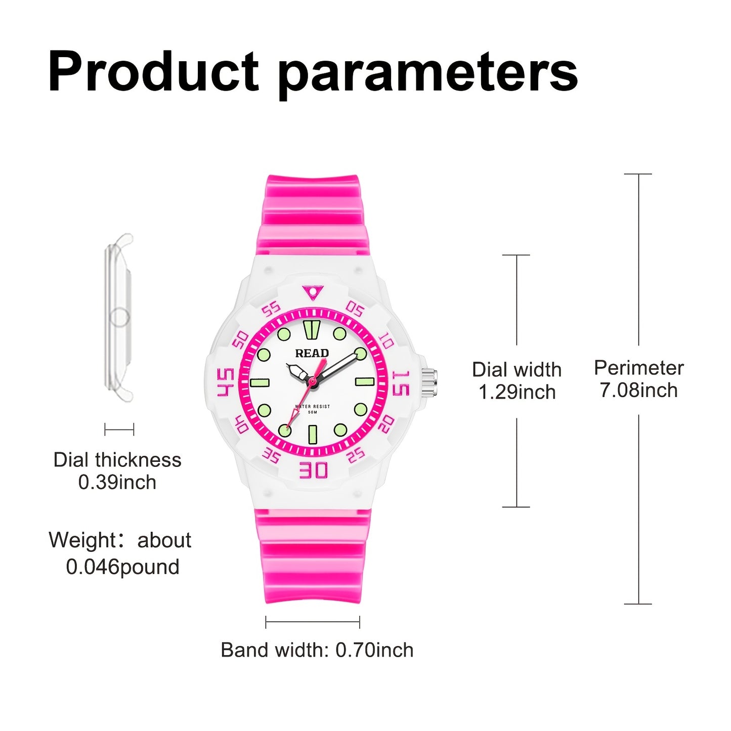 Ultra Thin Watch, Fashion Watch, Stainless Steel Case And Soft Silicone Strap, Japanese Quartz Movement