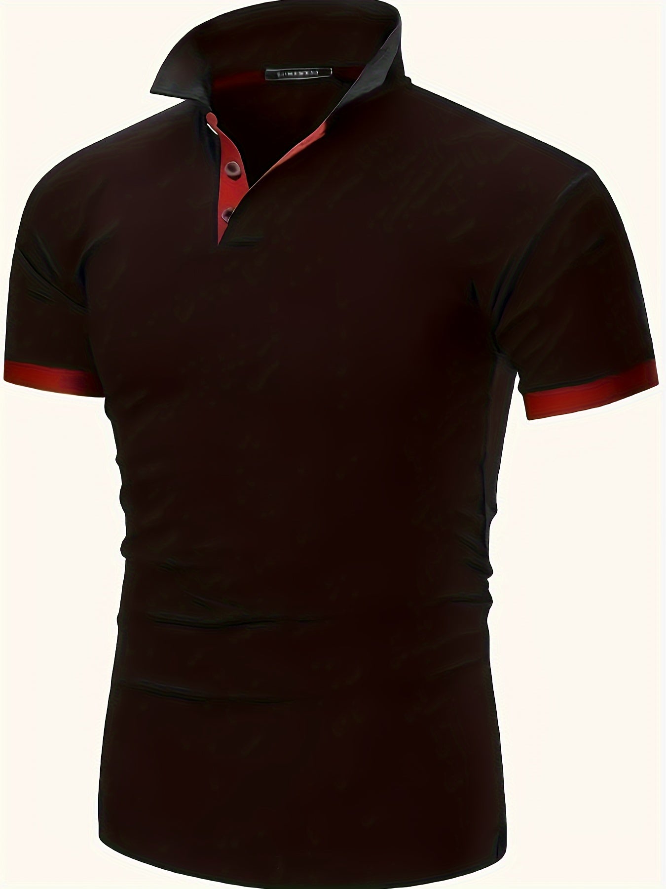 Men's Solid Color Golf T-Shirt, Short Sleeve Tee For Summer, Casual Trendy Top For Males, Business And Leisure Wear