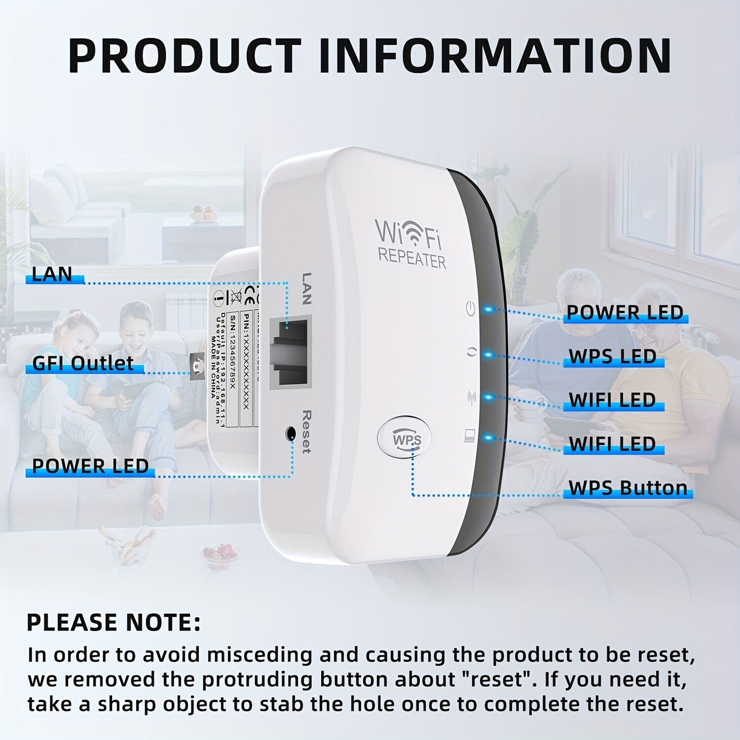 Boost Your WiFi Signal Up To 300Mbps - Long Range Wireless Repeater Access Point