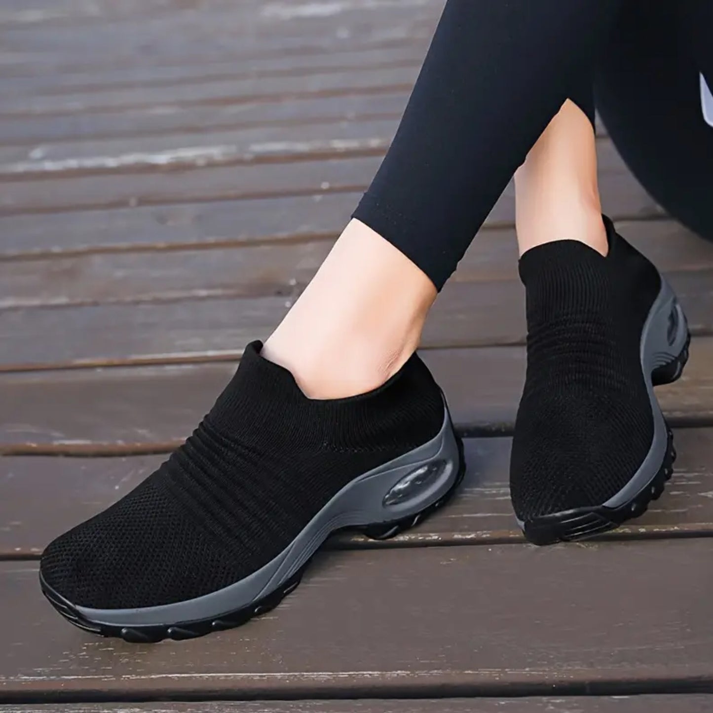 Thick Bottom Sneakers For Women - Breathable, Fashionable, And Comfortable Casual Shoes With Hundred Air Holes For Ventilation - Perfect For Daily Walking And Outdoor Activities