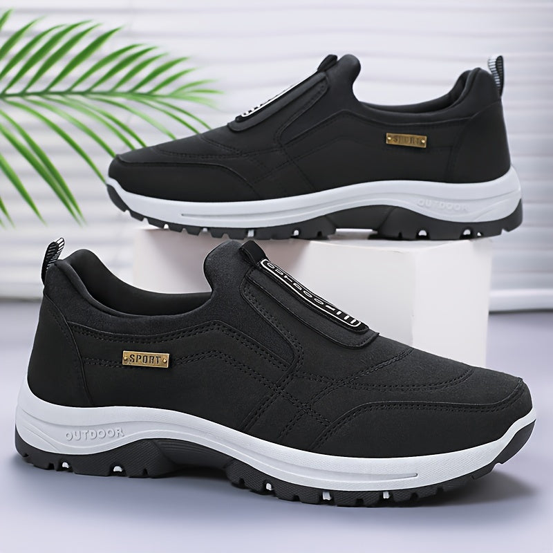 Men's Non Slip Soft Sole Sneakers | Outdoor Walking Camping Comfy