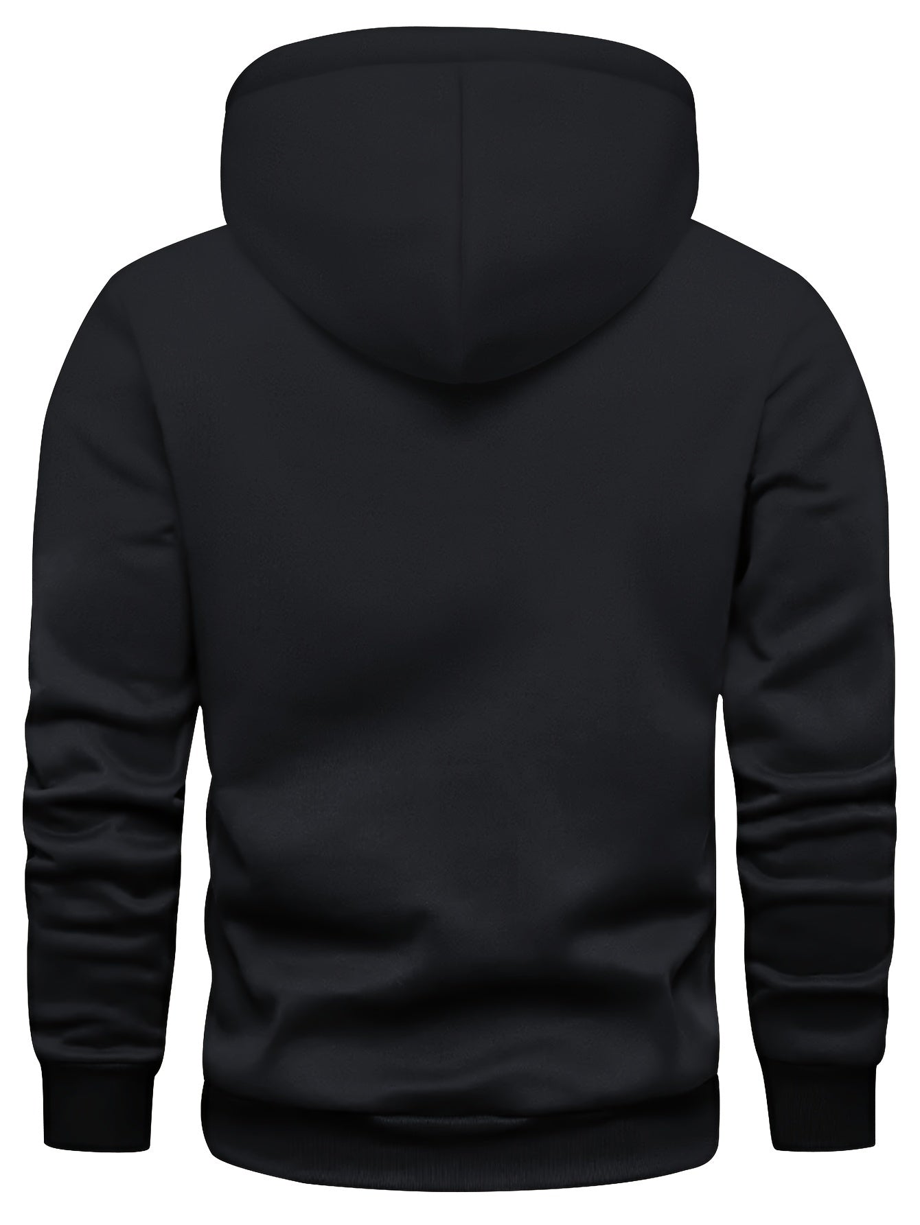 4 Pcs Men's Solid Hoodie With Kangaroo Pocket, Casual Long Sleeve Hooded Sweatshirt For Outdoor