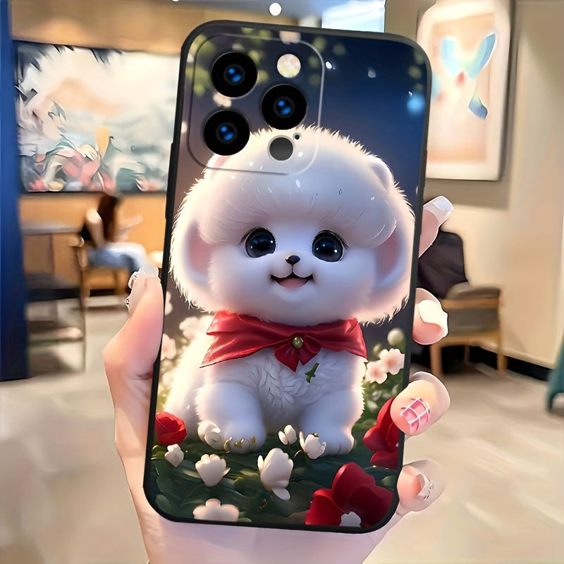 Iphone-Pretty Fashion Lovely Cartoon Couple Soft Phone Case For iPhone 16ProMax/16Pro/16Plus/16/15ProMax/15Pro/15Plus/15/14ProMax/14Pro/14Plus/14/13ProMax/13Pro/13Mini/13/12ProMax/12Pro/12Mini/12/11ProMax/11Pro/11/XSMax/XR/X/8P/8/7P