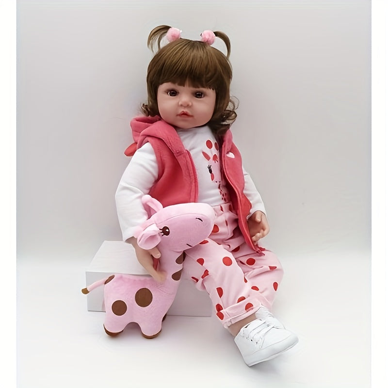 20 In Lifelike Reborn Dolls, Realistic Doll, Doll With Toy Accessories, Birthday/Chhristmas Gift, 2 Outfits Included