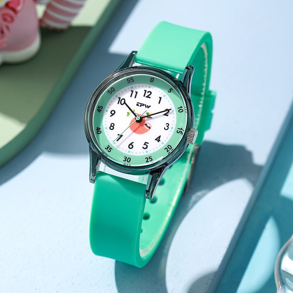 TPW Cute & Comfortable Silicone Band Quartz Watch for Women - Fashionable, Shock-Resistant with Japanese Movement