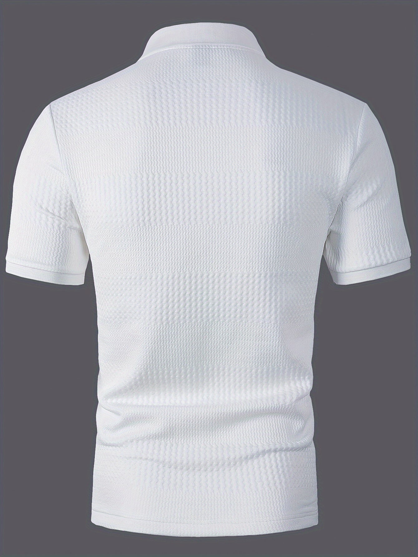 Men's Solid Short Sleeve Golf T-shirt For Summer Outdoor Business