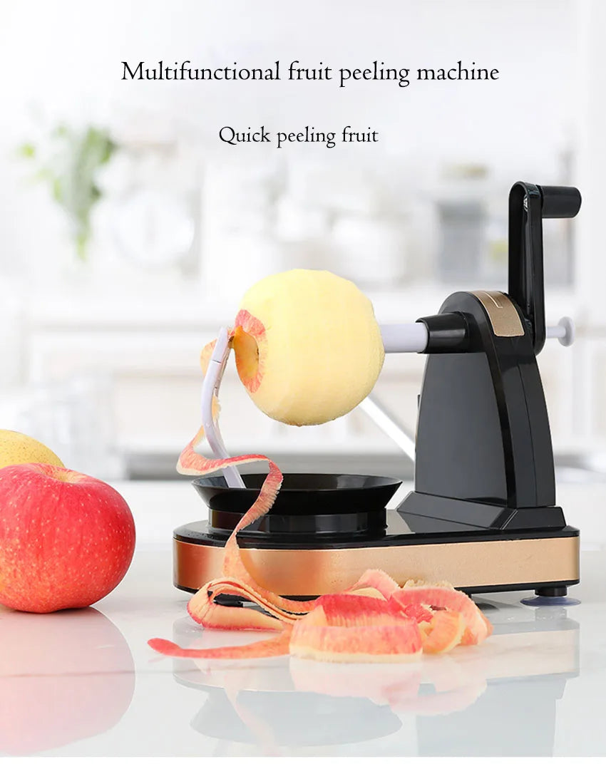 Apple Peeler Multi-functional Fruit Peeling Machine Automatic Peelers Pear Peeling Zesters Vegetable Potato Cutter Slicer