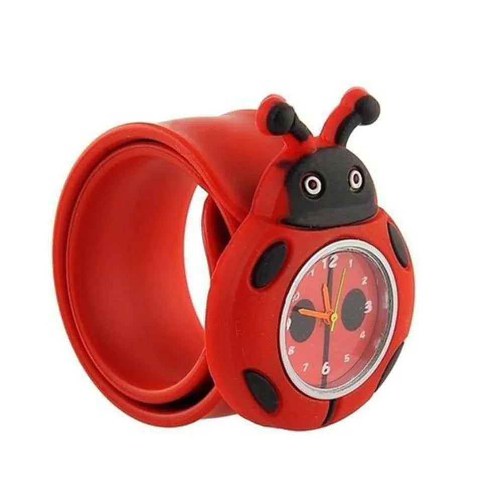 Children's Cartoon Watch Cute Animal Fruit Kids Silicone Patted Watch Girl Boy Favorite Toy Quartz Watch Christmas Birthday Gift