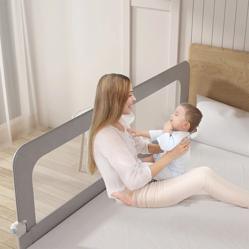 New Arrival Bed Rail Guard for Baby Crib Rails No-assembly Bed Protective Barrier for Kids Safe Fence