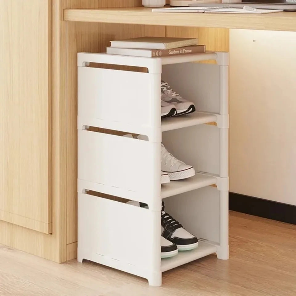 Multi-Layer Stackable Shoe Cabinet Shoes Storage Rack foldable free combination shoe rack For Entry Wall Corner Shoes Shelf