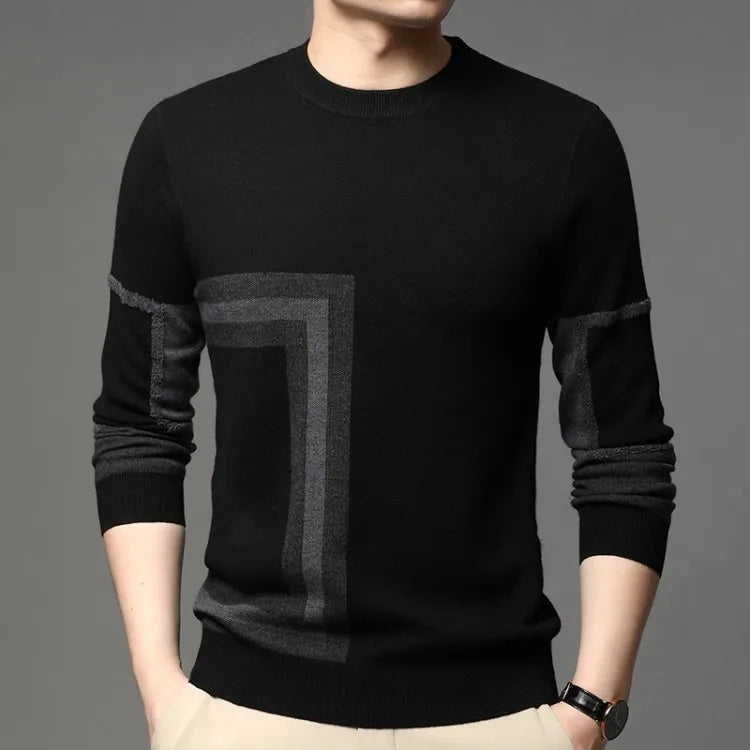 2022 Casual Thick Warm Winter Luxury Knitted Pull Sweater Men Wear Jersey Dress Pullover Knit Mens Sweaters Male Fashions 71810