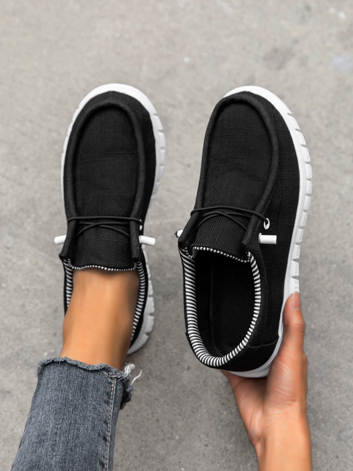 New Arrival Summer Autumn Comfortable Casual Shoes Womens Canvas Shoes For Women Brand Fashion Flat Loafers Shoe