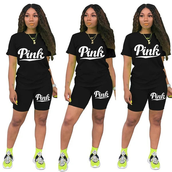 Woman Clothing Casual Two Piece Set for Women Tracksuit Short Sleeve Daily Summer Shorts T-Shirts O-Neck Matching Sets Women's