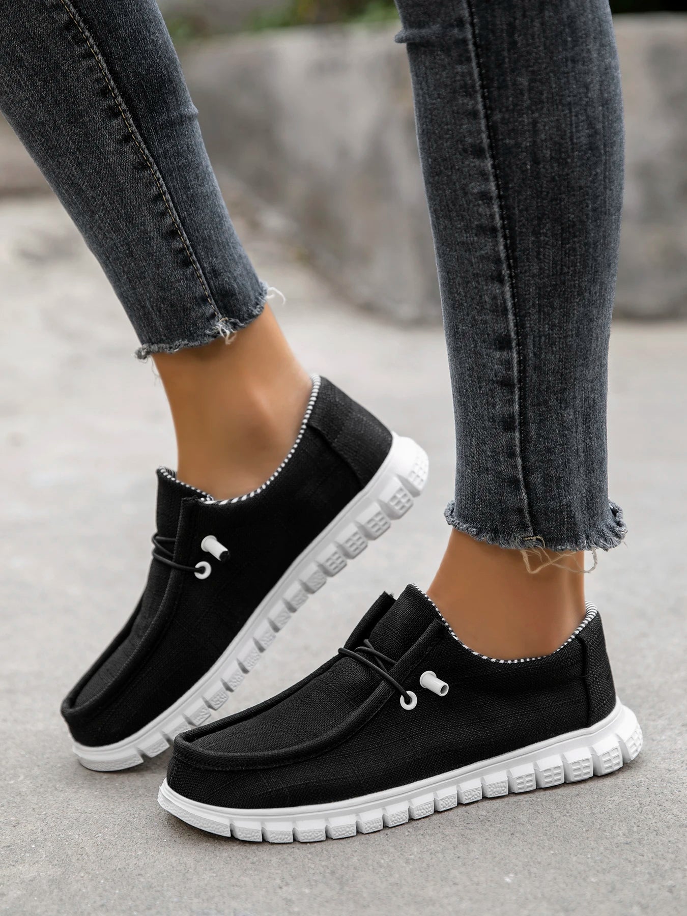 New Arrival Summer Autumn Comfortable Casual Shoes Womens Canvas Shoes For Women Brand Fashion Flat Loafers Shoe