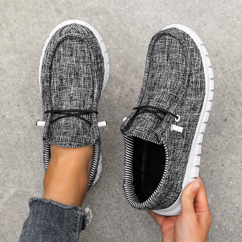 New Arrival Summer Autumn Comfortable Casual Shoes Womens Canvas Shoes For Women Brand Fashion Flat Loafers Shoe