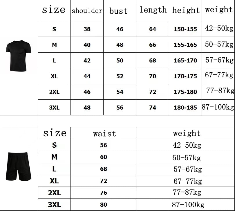 Two Piece Set Sportswear Man Quick Drying Short Sets Tracksuit Men Men's Tracksuits Set Mens Designer Clothes Clothing Workout