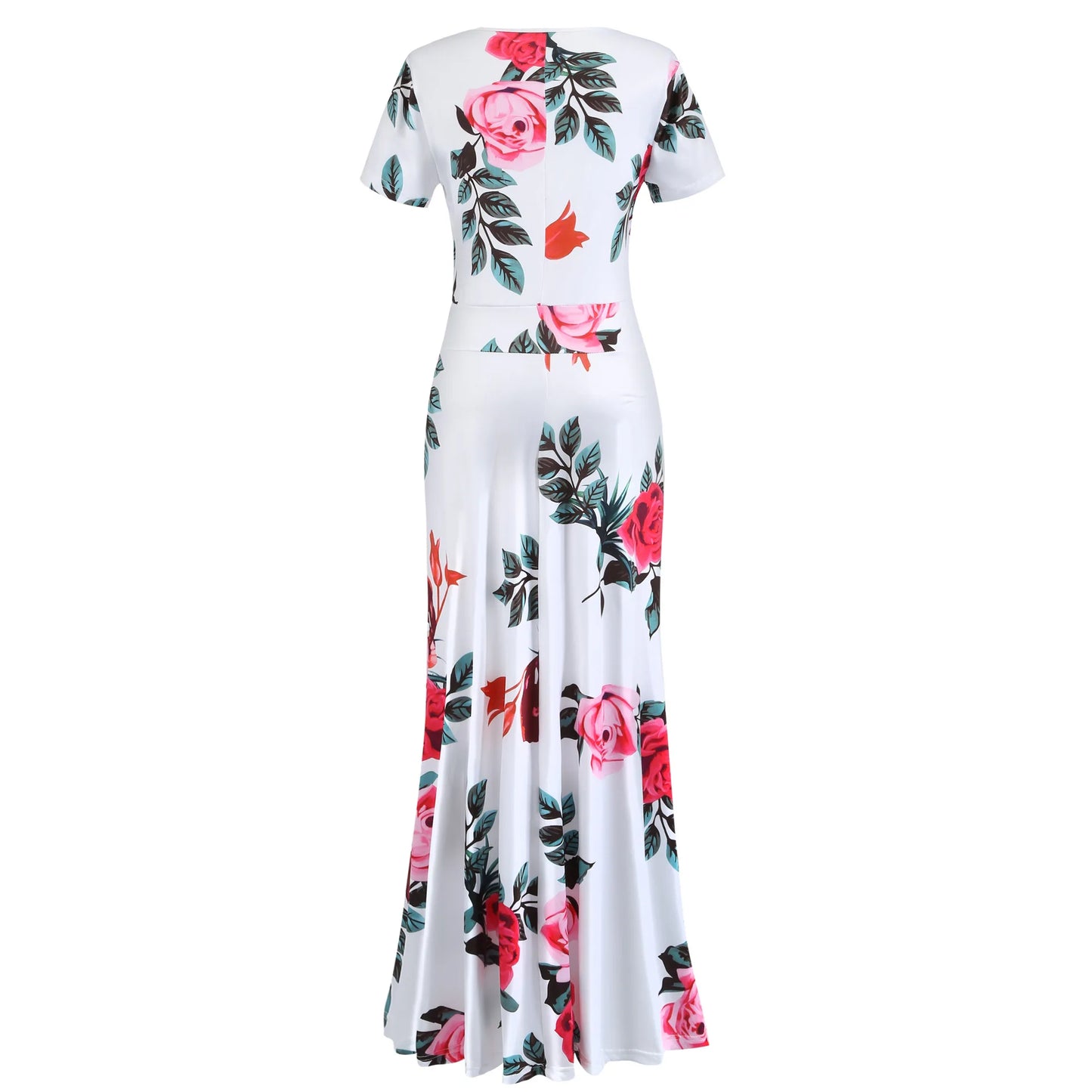 New Spring/Summer Dresses, Women's Big Swing Skirt, Sexy and Fashionable Digital Printing, European and American Fashion Style