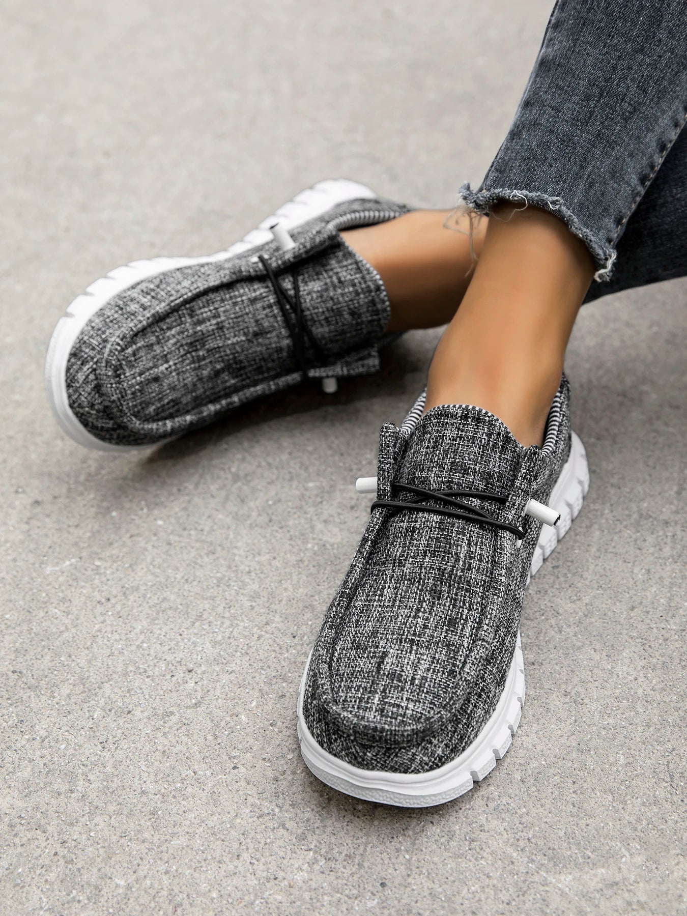 New Arrival Summer Autumn Comfortable Casual Shoes Womens Canvas Shoes For Women Brand Fashion Flat Loafers Shoe