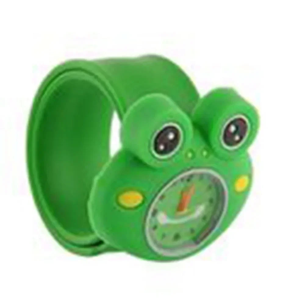 Children's Cartoon Watch Cute Animal Fruit Kids Silicone Patted Watch Girl Boy Favorite Toy Quartz Watch Christmas Birthday Gift