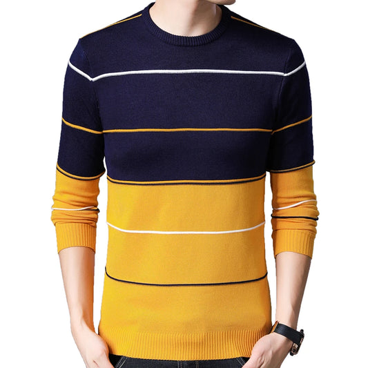 2022 Casual Thick Warm Winter Luxury Knitted Pull Sweater Men Wear Jersey Dress Pullover Knit Mens Sweaters Male Fashions 71810