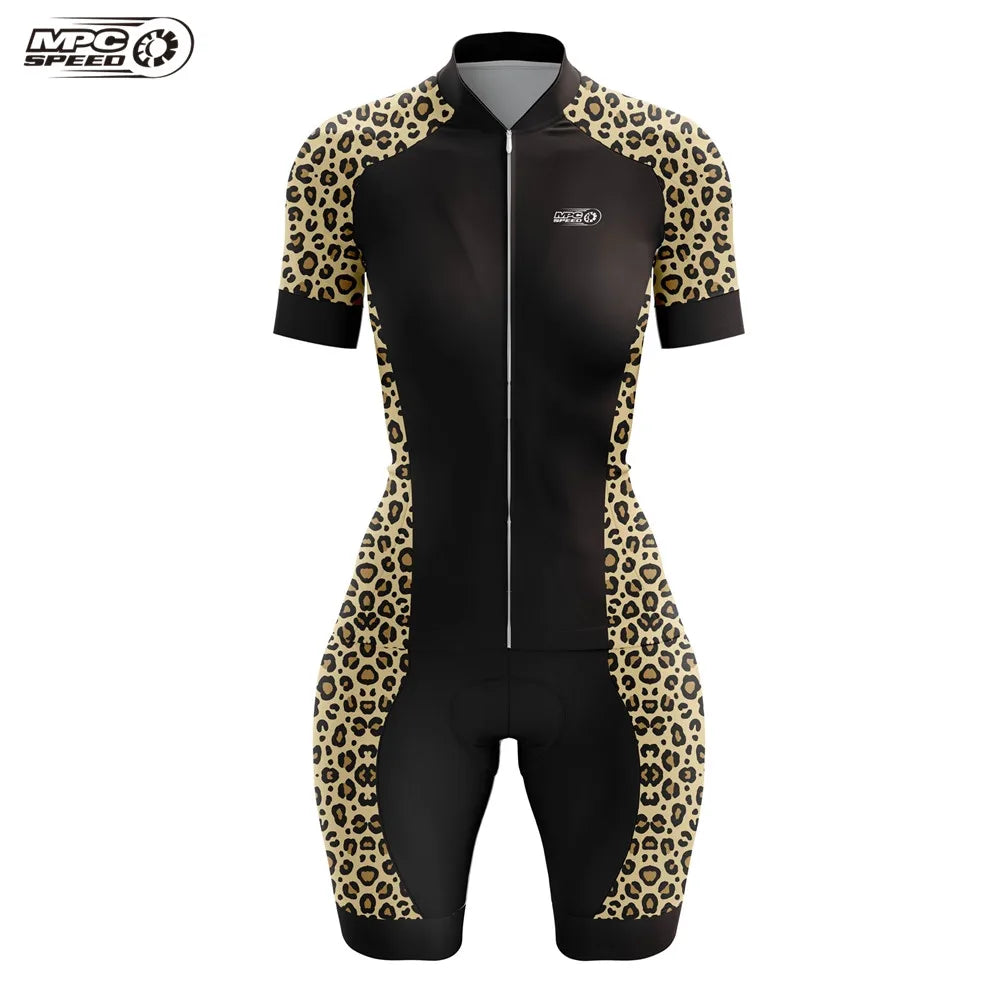 Triathlon bike tight-fitting short-sleeved jumpsuit Ropa de ciclismo women 2021 new MPC SPEED cycling MTB running swimming DRESS