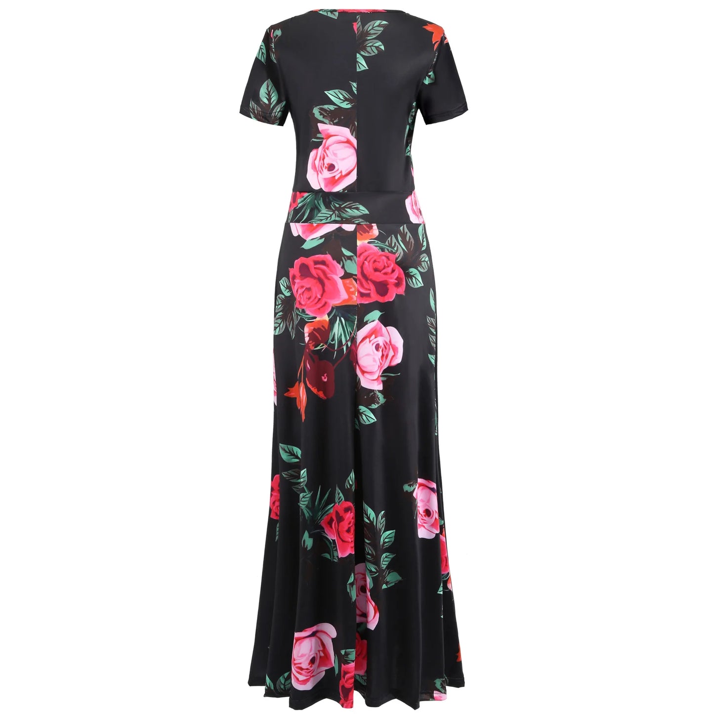 New Spring/Summer Dresses, Women's Big Swing Skirt, Sexy and Fashionable Digital Printing, European and American Fashion Style