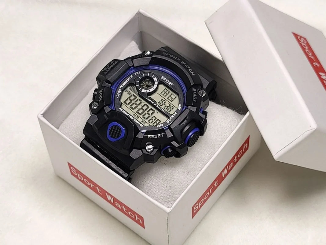 Student Children's Watch Primary and Secondary School Boys and Girls Alarm Clocks Nightlight Sports Children's Electronic Watch